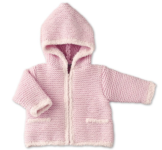 breipatroon van een babyvest