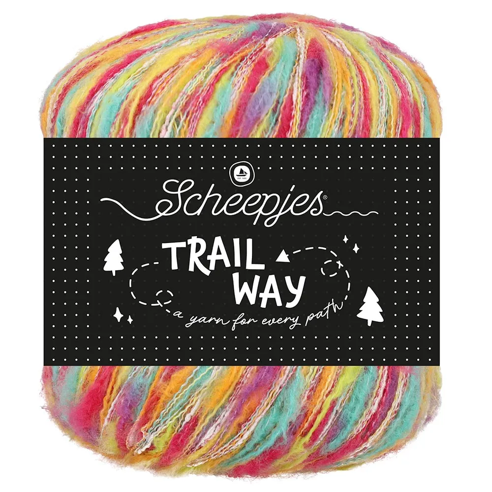 Scheepjes Trailway dun lace weight garen 50 gram in kleur met subtiele tweedlook. Scheepjes Trailway dun lace weight garen 50 gram in kleur met subtiele tweedlook.