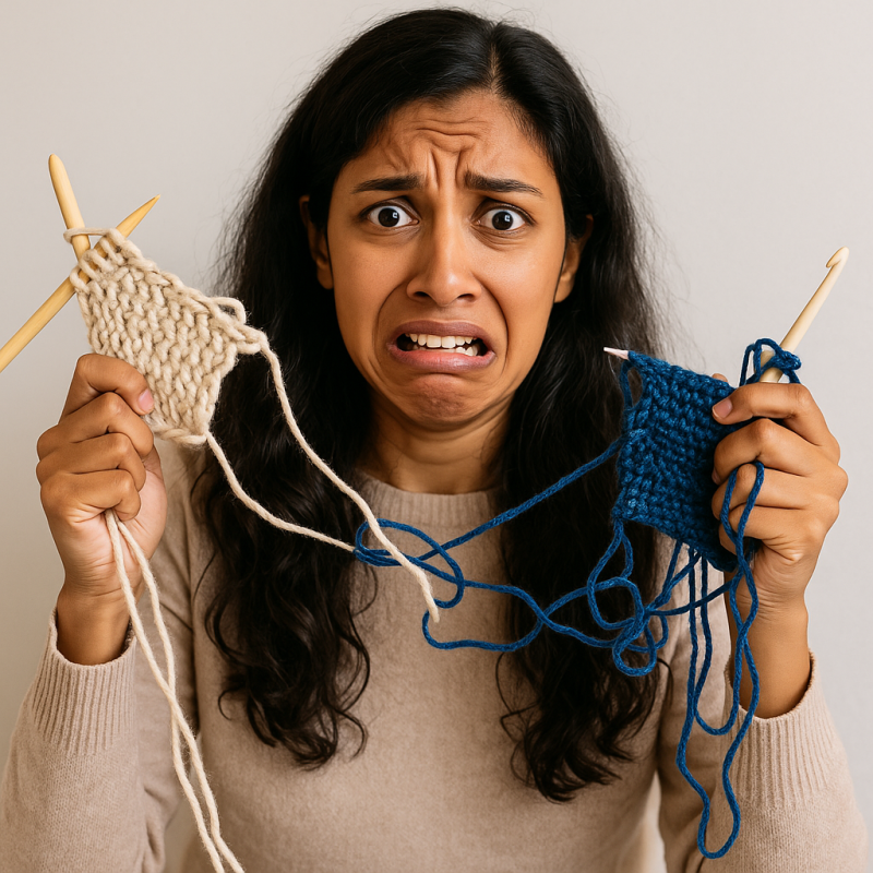 De 7 meest gemaakte beginnersfouten bij haken & breien (en hoe je ze voorkomt)
