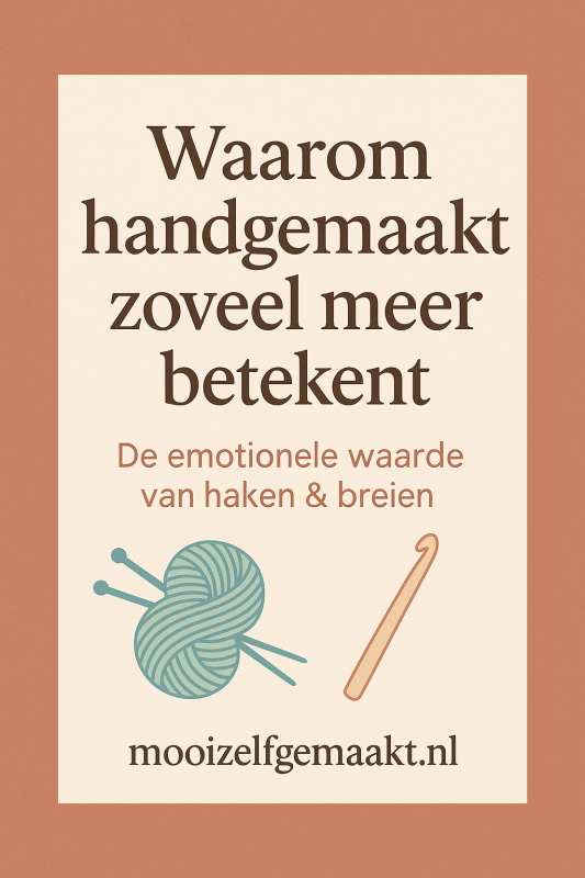 Waarom handgemaakt zoveel meer betekent