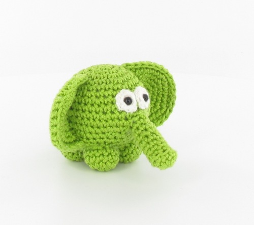 Winston: een vrolijk groen olifantje!