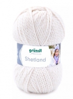 Grundl Shetland 04 gebroken wit