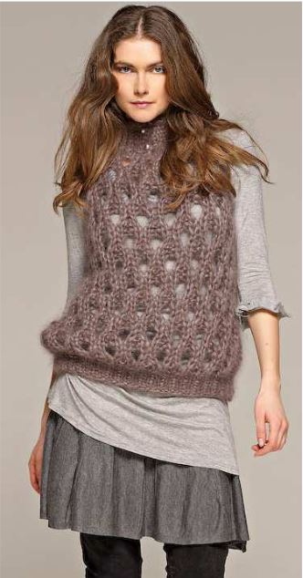 Gratis patroon: trui gemaakt met Kid Silk