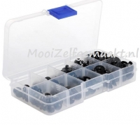 opnaai oogjes doosje 50 paar 9 tot 15 mm