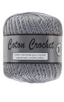 Coton Crochet 50 gram 038 zilver grijs