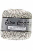 Coton Crochet 50 gram 418 groen/creme uitlopend