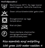 Rico essentials acrylic antipilling 09 antraciet