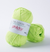 Phildar phil coton 2 pistache