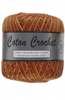 Coton Crochet 50 gram 413 gemeleerd bruin