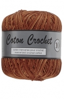 Coton Crochet 50 gram 414 gemeleerd donker bruin