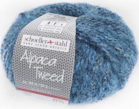 Schoeller en Stahl Alpaca Tweed 4 blauw