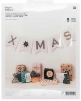 Rico kerst wimpel borduur diy pakket