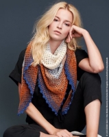 Patroon grote schouderdoek, Lana Grossa Twisted Cashmerino