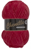Chenille 6 44 rood uitlopend