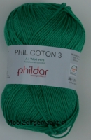 Phildar phil coton 3 emeraude 2394