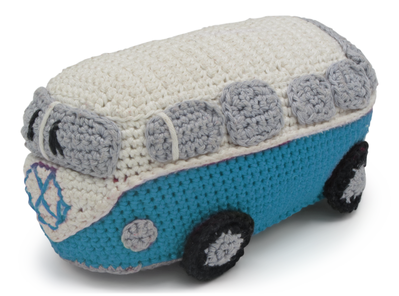 Haakpakket: VW Bus Blauw