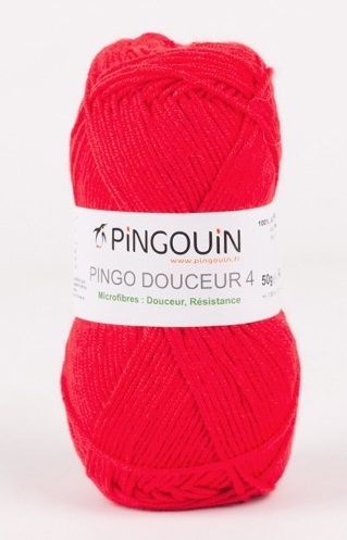 Pingouin Douceur 4 Rouge