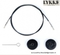Lykke verwisselbaar rondbreinaald draad 50 cm