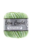 Coton Crochet 50 gram 444 gemêleerd groen