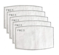 PM 2.5 Mondkapjes carbon filters 10 stuks