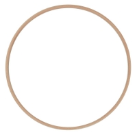 Houten (borduur) ring 45 cm met rand van 2 cm