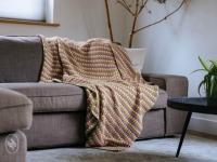 Patroon Comfy Granny Stripe Blanket