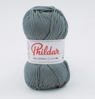 Phildar phil coton 3 eucalyptus