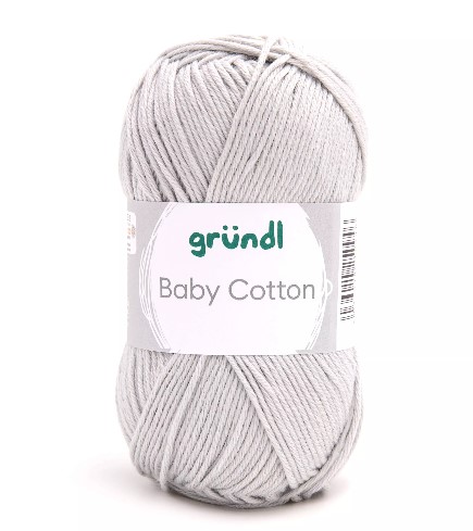 Grundl Baby cotton grijs voordeelpak 10 bollen