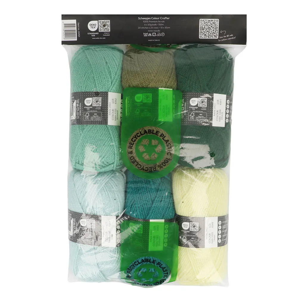 Scheepjes Colour Crafter colour pack 6x50g The Veluwe