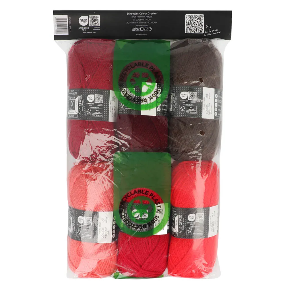 Scheepjes Colour Crafter colour pack 6x50g Canal Houses