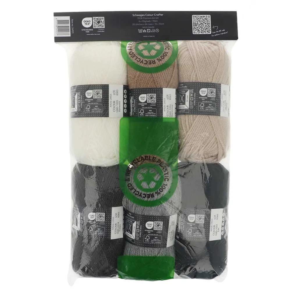 Scheepjes Colour Crafter colour pack 6x50g Windmills