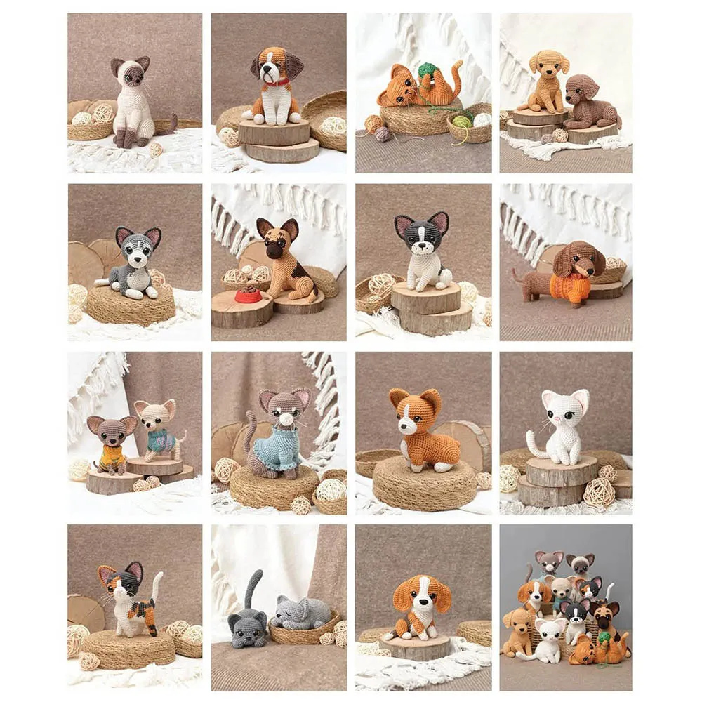 Amigurumi Honden en katten - Banga Vaicekauskiene