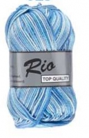 Rio multi 623 color blauw gemeleerd