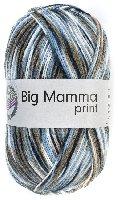 Big Mamma print 400 gram 25 bruin blauw wit