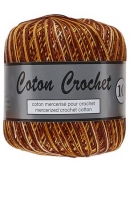 Coton Crochet 50 gram 423 gemeleerd bruin